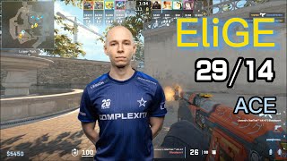 EliGE OVERPASS POV （2914）ACE ￨ 3 Triple Kills ￨ CS2 FACEIT POV Jan 02 2024 [upl. by Sou244]