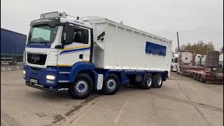 MAN TGS 32360 8x4 Day Cab Bulk Tipper 10 DL 2903  Law Trucks [upl. by Dorfman]