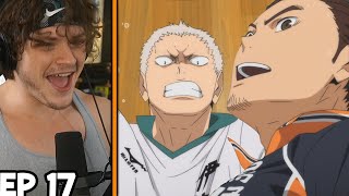 DATEKO VS KARASUNO  ASAHI GETS REVENGE  Haikyuu Episode 17 Reaction [upl. by Neelie]