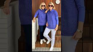 Outfits preciosos para mujeres de 50 y 60 o 70 años al estilo de Linda y Leanne modamujer moda [upl. by Enidualc]