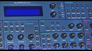 Novation Supernova II Pad Sounds [upl. by Antebi659]