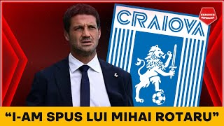 DEZVALUIRI  Cristi Chivu PROPUS ANTRENOR la Universitatea Craiova de Sorin Cartu [upl. by Strage]