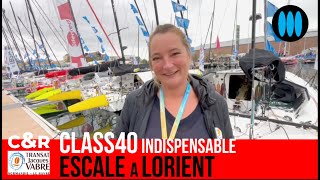 Transat Jacques Vabre 2023  la Class40 satisfaite de létape à Lorient [upl. by Divadnoj]