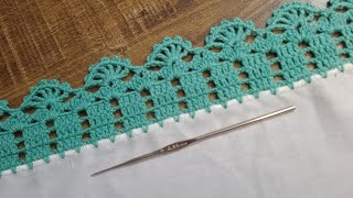 how to hand work design  crochet lace design HandworkWithSamina339 [upl. by Garfinkel]