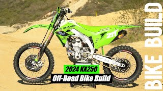 2024 KX250 OffRoad Race Bike  Bike Build [upl. by Yruama]