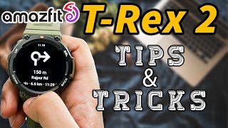 Amazfit T Rex 2 Tips And Tricks 🤩🔥 [upl. by Annais]