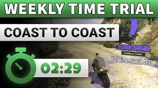 GTA 5 Time Trial This Week Coast to Coast  GTA ONLINE WEEKLY TIME TRIAL Coast to Coast 0229 [upl. by Claudetta]