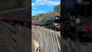 280924 Eddystone arriving at Levisham [upl. by Annayk]