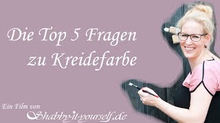 Top 5 Fragen zu Kreidefarbe [upl. by Kalman]