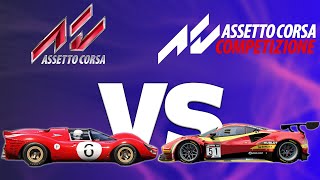 The Differences between Assetto Corsa and Assetto Corsa Competizione [upl. by Minier]