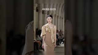 AKRIS SS25 akris akris pfw ss25 paris fashionweek fashion womenswear [upl. by Nottnerb]