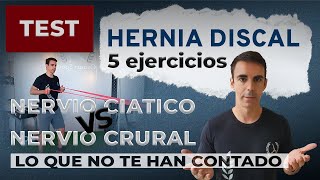 HERNIA DISCAL ► LO QUE NO TE HAN CONTADO DOLOR del nervio CIATICO versus DOLOR del nervio CRURAL [upl. by Flavian125]