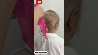 Amazing Hairstyle with Scarf Do it in a second  Summer Hairstyle [upl. by Aihseym941]