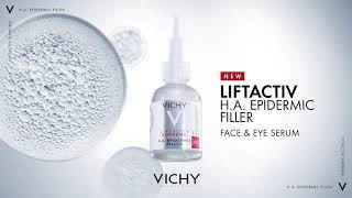 New Hyaluronic Acid Face amp Eye Serum  HA Epidermic Filler  LiftActiv Supreme  Vichy Laboratoires [upl. by Eliades908]