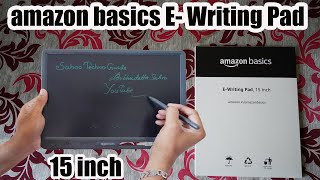 Amazon basics magic slate 15 inch LCD writing tablet unboxing amp Review  Best e writing pad for Kids [upl. by Elag260]