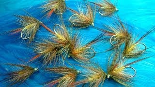 Tying the Carson Corrib MayFly Dun WetFly by Davie McPhail [upl. by Yrian]