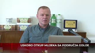 Nikšić Mljekara „Nika“ uskoro počinje otkup mlijeka sa područja Golije [upl. by Nirro]