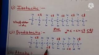 Tacticity of polymers [upl. by Bilat]