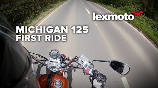 Lexmoto Michigan 125 First Ride [upl. by Soutor923]