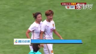 Womens Football  China U19 80 Iran U19 [upl. by Sualohcin]