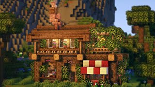 Minecraft Tutorial How To Build a Flower Shop  Easy [upl. by Anida731]