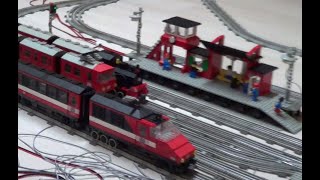 Lego 12V Eisenbahn  Übersicht XXL Anlage [upl. by Togram553]