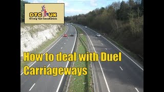 How to Deal with Dual Carriageways  DTCUK  Driving Test UK [upl. by Analise]