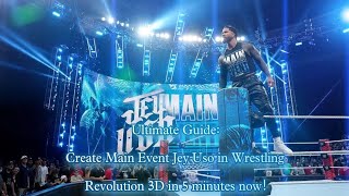 How to make quotMain EventquotJey Uso2023 in Wrestling Revolution 3D  WR3D [upl. by Giltzow]