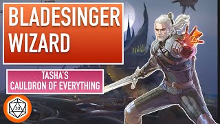 Watch This Before You Play Bladesinger  Tashas Cauldron of Everything Wizard Subclass [upl. by Aicatsan281]