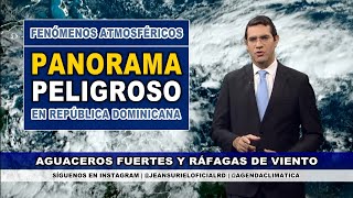 Sábado 2 noviembre  Potencial de inundaciones en RD se fortalece la vaguada [upl. by Stulin]