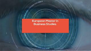 Welcome to EMBSEuropean Master in Business Studies [upl. by Truc]