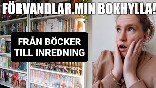 Stylar min bokhylla med inredning [upl. by Naivatco789]