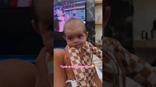 Baby Dances To Daddy Singing [upl. by Kevon]