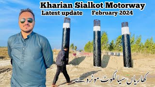 Kharian To Sialkot Motorway Latest Update February 2024  Rehman Arshad Vlogs [upl. by Infield]