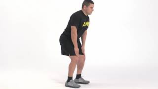 Preparation Drill modified Exercise 5  Modified Squat Bender [upl. by Ferrell]