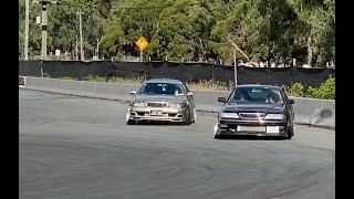 SKID CONTROL DRIFT DAY JZX100 Chaser QLD Raceway Drift Play Ground [upl. by Anitnoc]