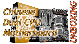 HUANAN X79 Dual CPU Motherboard Unboxing [upl. by Laohcin935]