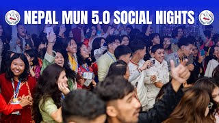 Nepal MUN 50 2024  Social Nights Highlights 🌟 [upl. by Necaj]