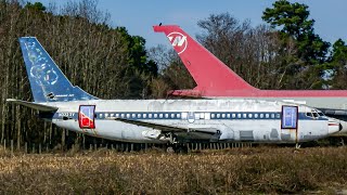 Exploring Abandoned Airplane Boneyard and Classic Aircraft From The 1990s and 2000s [upl. by Jennica927]