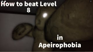 How to beat level 8 in Apeirophobia GuideTutorial [upl. by Aland612]