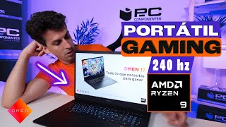 ¿Merece la pena PRUEBO un PORTÁTIL GAMING TOP  HP Omen 17 Review en Español [upl. by Thorin119]