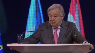 UN chief Climate change poses ‘existential threat’ to humanity [upl. by Paule]