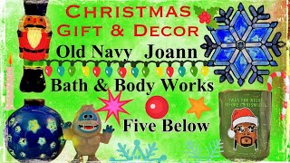 Affordable amp Cute Christmas Gift Ideas from Five Below Old Navy Joann Bath amp Body Works [upl. by Diad]