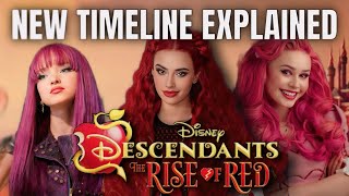 Descendants The Rise Of Red New Timeline Explained One possibility Descendants Multiverse [upl. by Neivad]