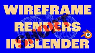 how to do wireframe render in Blender  short [upl. by Tapes]