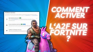 COMMENT ACTIVER LA2F SUR FORTNITE [upl. by Flavia]