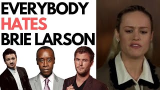 Avengers Cast Savagely Roast Brie Larson amp Her Lies About Doing Her Own Stunts [upl. by Laundes]