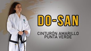 FORMA DO SAN  Tul de cinturon amarillo punta verde  TAEKWONDO ITF ATRASUR [upl. by Akimas]