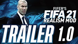 FIFERs FIFA 21 REALISM MOD 10 TRAILER BIGGEST MOD EVER [upl. by Einnor]