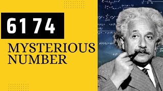 Kaprekars Constant  6174 An weird number by Indian mathematicianmannamathe [upl. by Orrin]